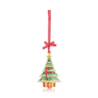 ALPHABET CHRISTMAS TREE DECORATION - F