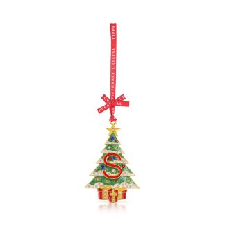 Alphabet Christmas Tree Decoration - Letter S