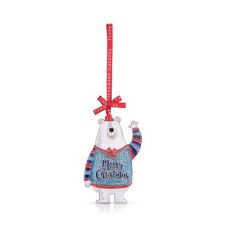 Sparkle Polar Bear Decoration New 2020