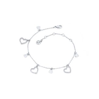 Heart Icon Silver Bracelet