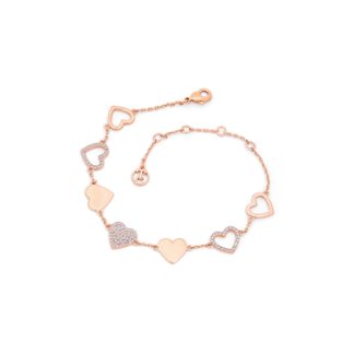 Heart Icons Bracelet - Rose Gold