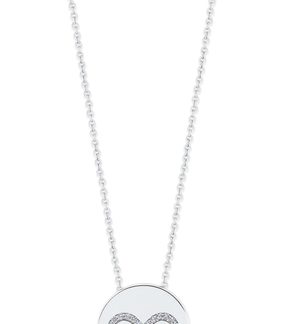 Infinity Coin Silver Pendant