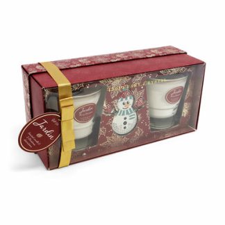 Jardin 2 Scented Candles & Christmas Decoration Gift Set