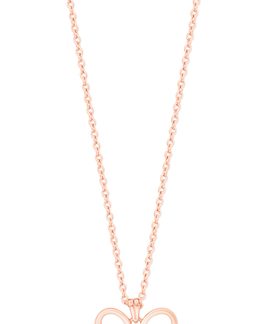 Butterfly Rose Gold Pendant
