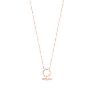 T-Bar Circle-Bar Pendant Rose Gold  - New 2022