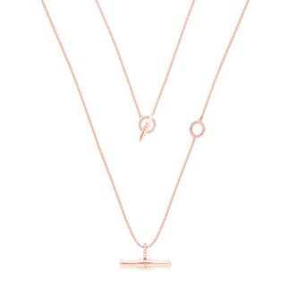 T-Bar Toggle Pendant Rose Gold  - New 2022