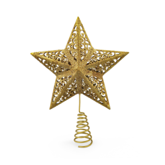 Gold Christmas Tree Topper