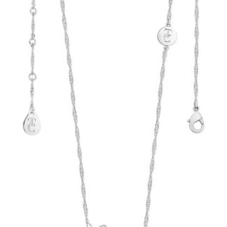 TIPPERARY CRYSTAL LETTER "C" PENDANT SILVER