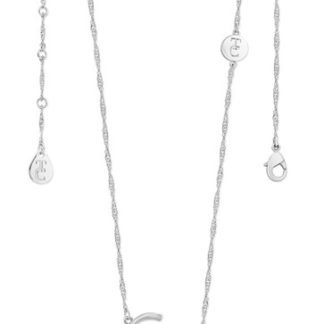 TIPPERARY CRYSTAL LETTER "G" PENDANT SILVER