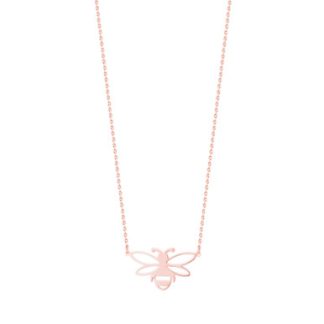 BEE ROSE GOLD STENCIL PENDANT - NEW WINTER 2022