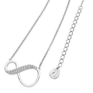 8 Shape Infinity Pendant Silver