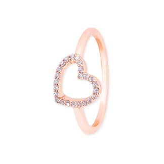 HEART RING - ROSE GOLD SIZE 6