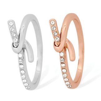 ROSE GOLD ETERNAL KNOT RING (SIZE 8)