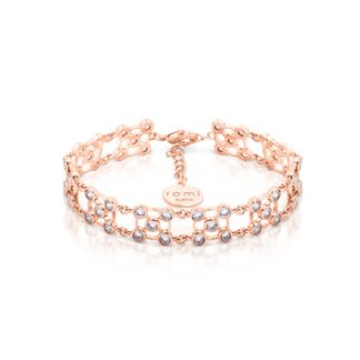 Romi Rose Gold Net Bracelet