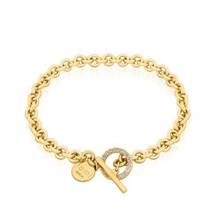 ROMI GOLD CIRCLE CHAIN BRACELET