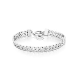 ROMI SILVER CURB CHAIN BRACELET