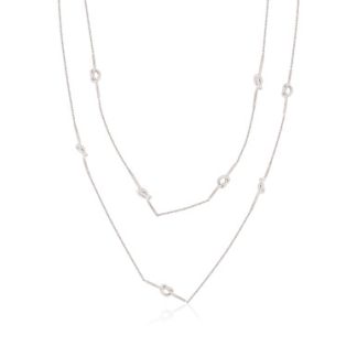 ROMI SILVER KNOT NECKLACE