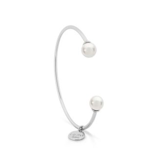 ROMI SILVER PEARL BANGLE