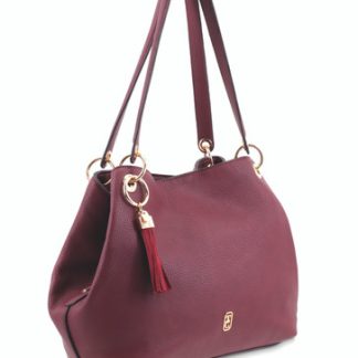 Sicily Burgundy Tote Bag