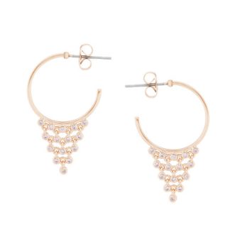 TC WEB EARRINGS GOLD