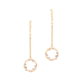 TC O CHAIN EARRING GOLD