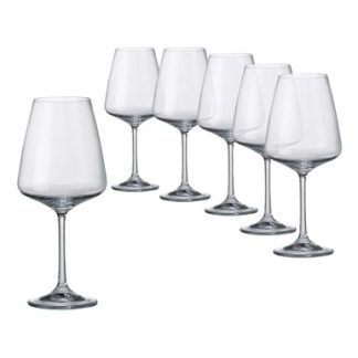 Sapphire Set of 6 Wine Glasses 450ml
