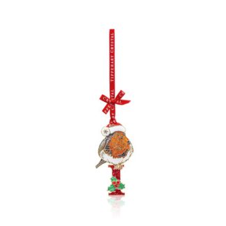 Alphabet Robin Christmas Decoration - I