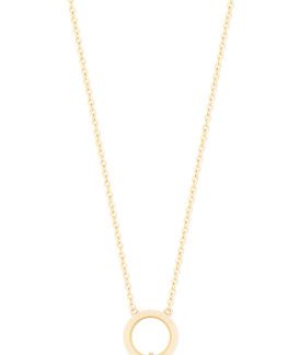 CIRCLE-BAR PENDANT GOLD  - NEW 2024