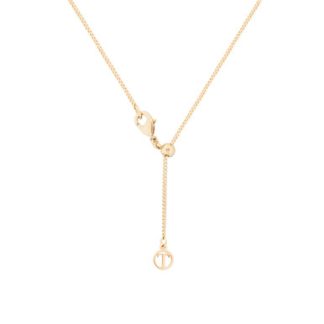 ANGEL WING & CRYSTAL CIRCLE PENDANT GOLD - NEW 2024