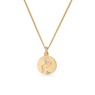 Zodiac Gold Pendant - Leo New Autumn 2024