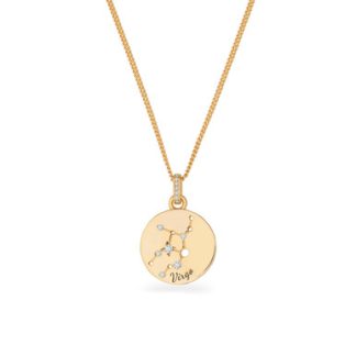 Zodiac Gold Pendant - Virgo New Autumn 2024