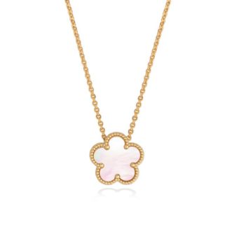 Le Fleur Collection Mop Pendant Yellow Gold - New Autumn 2024