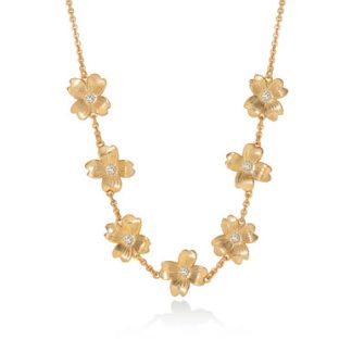 Le Fleur Collection Yellow Gold Necklace - New Autumn 2024