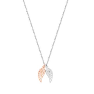 Angel Wings Rose Gold & Silver Pendant - New Autumn 2024