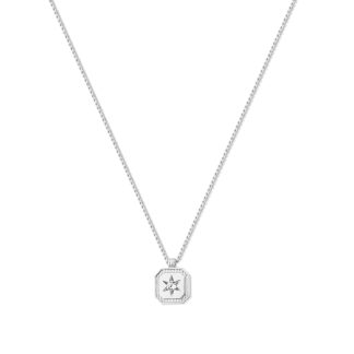 TC COMPASS STAR PENDANT SILVER