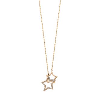 STAR INTERLOCKING PENDANT GOLD