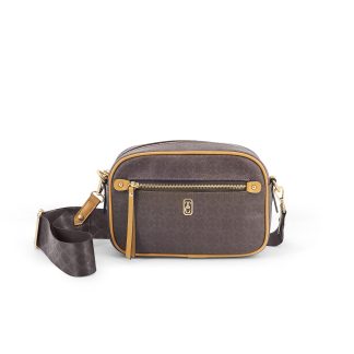 TC Monogram Cross Body Bag Mocha - NEW SPRING 2026