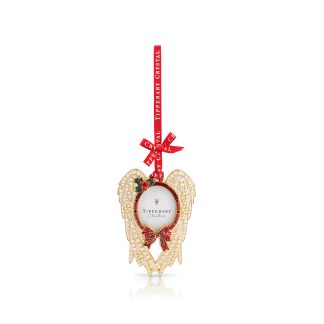 Pearl Angel Wings Photo Frame Christmas Decoration - NEW 2026