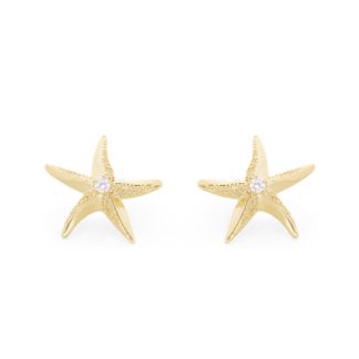Tc Under The Sea - Starfish Earrings Gold