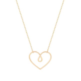 TC Love Knot - Heart Pendant Gold